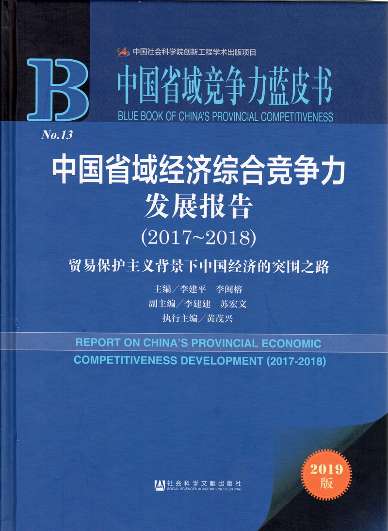 猛干骚逼穴中国省域经济综合竞争力发展报告（2017-2018）